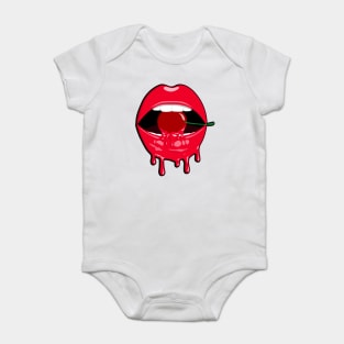 Cherry Lips Baby Bodysuit